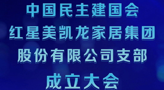 做新时代征程中的闪耀红星——民建红星美凯龙家居集团股份有限公司支部正式成立